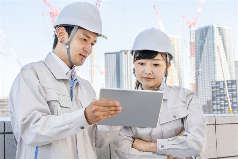 工事現場の様子