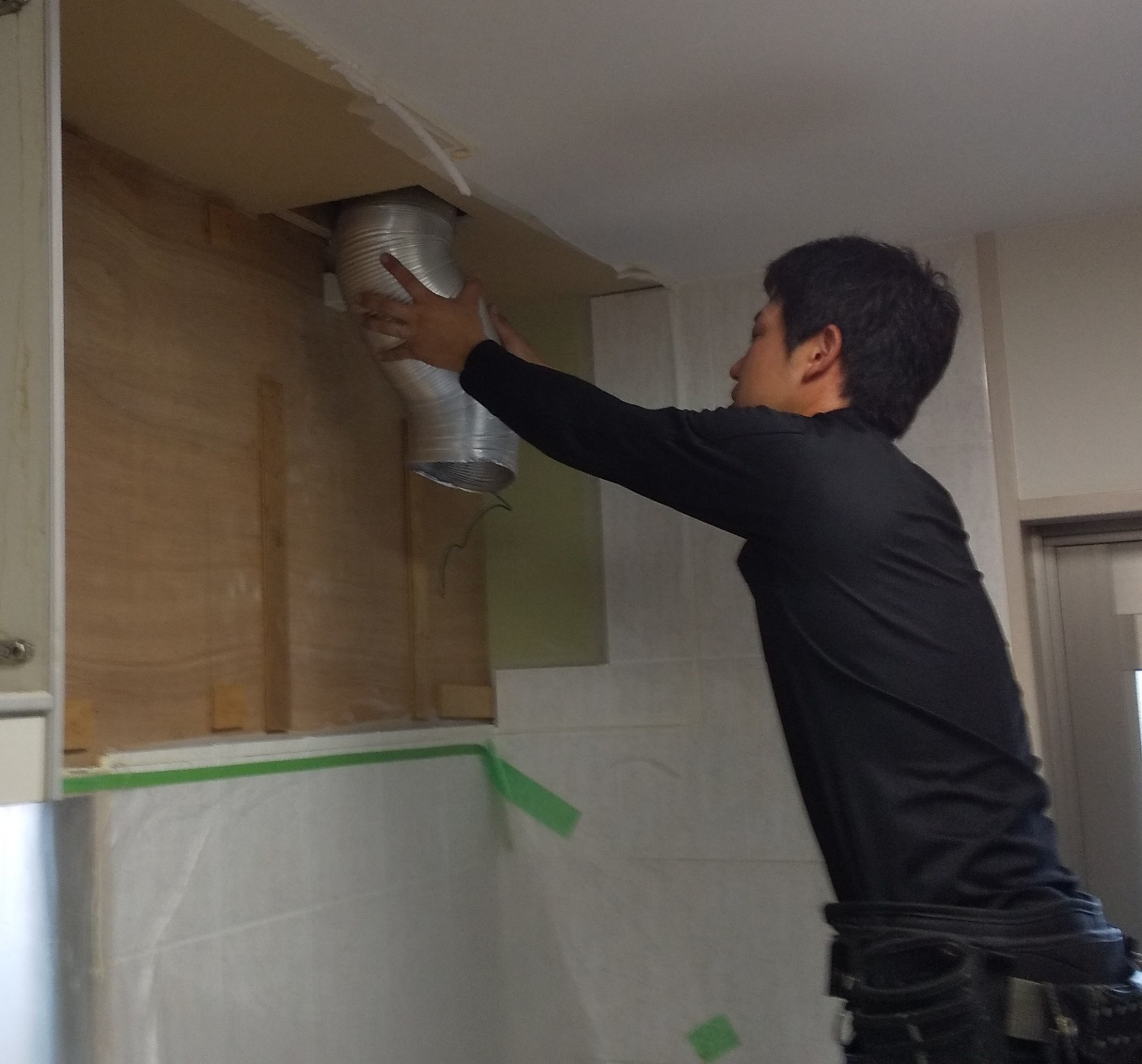 レンジフード入替工事